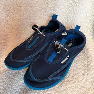 Speedo Navy and Aqua Water Shoes